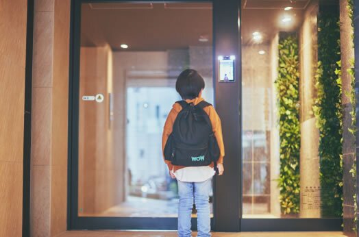 お子様の帰宅状況がアプリで確認できます。
