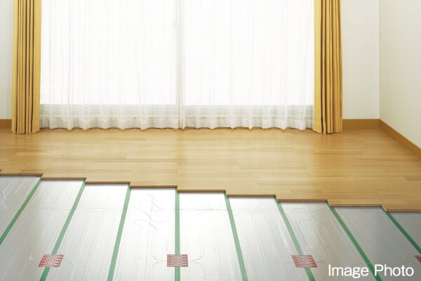 床暖房を全戸に標準装備