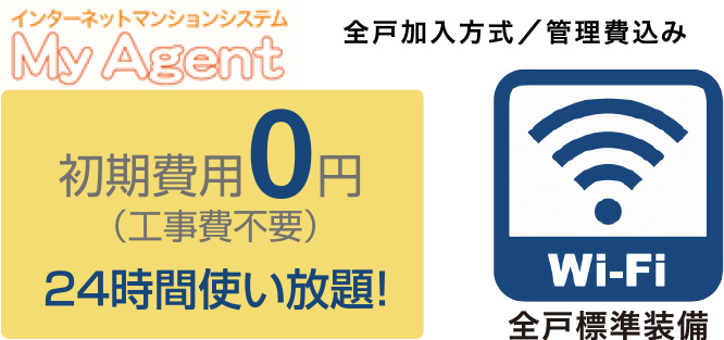 全戸加入方式／管理費込み