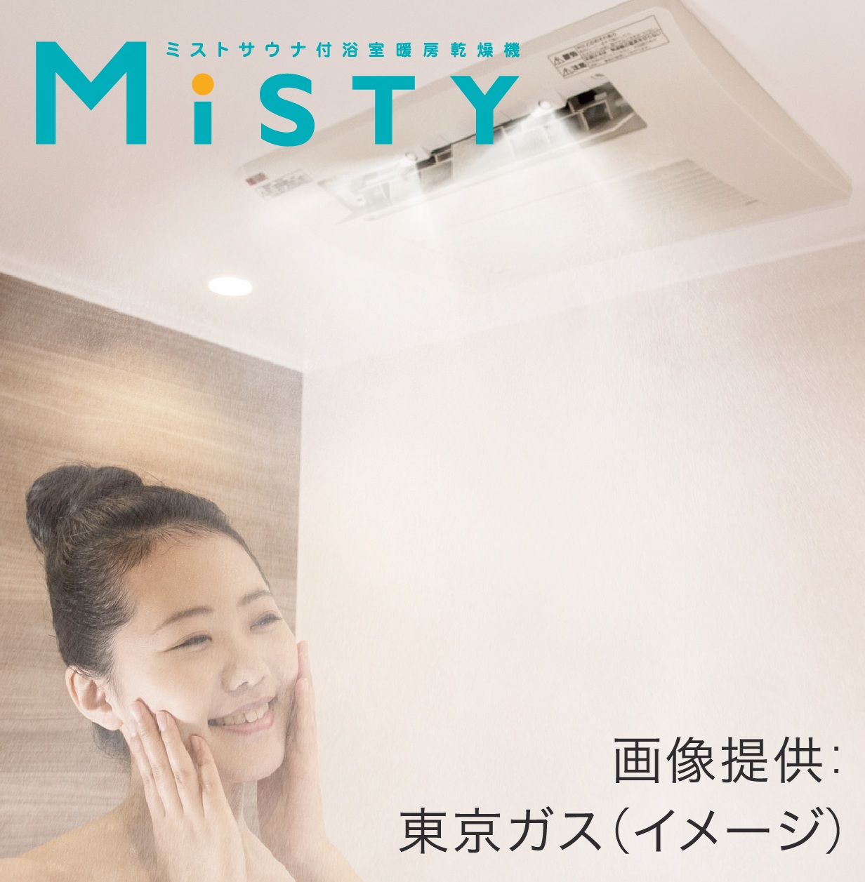 ミストサウナ付
浴室暖房乾燥機