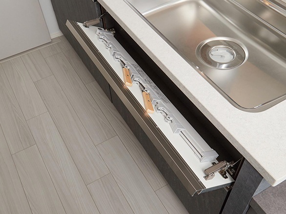 シンク前フラップ包丁差し