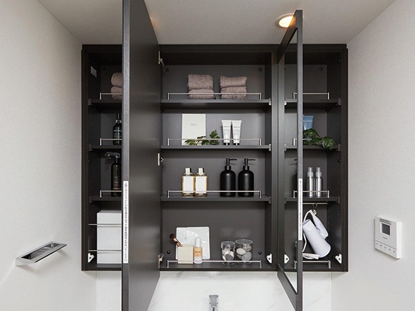 三面鏡付洗面化粧台