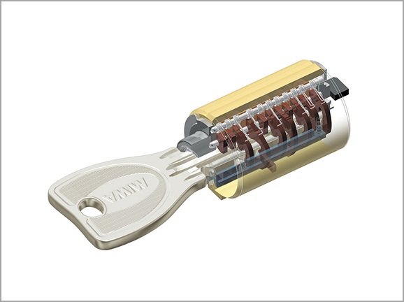 リバーシブルディンプルキー