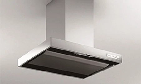 ホーロー整流板付センターマントルフード