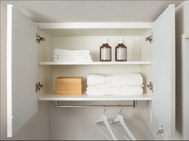 洗濯機上部吊戸棚