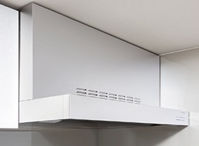 ステンレス製
ホーロー整流板付レンジフード