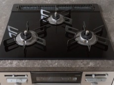 3口ガラストップコンロ