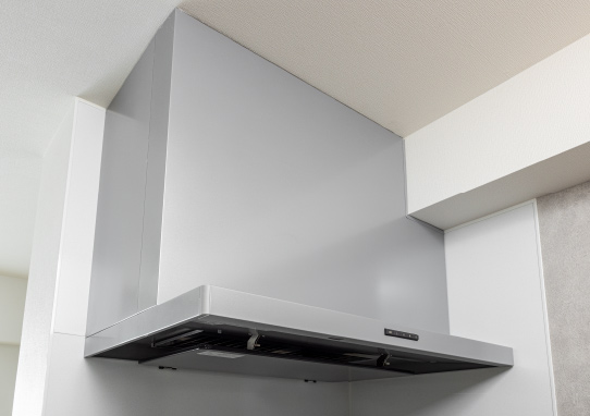 整流板付きレンジフード