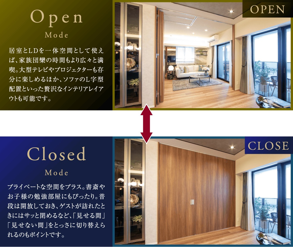 フレキシブルに間取りをチェンジするウォールドア