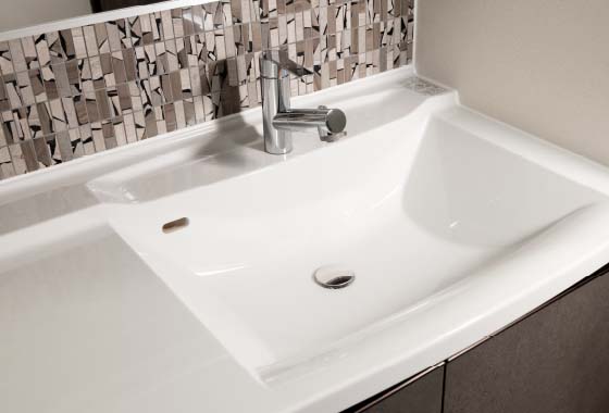 一体洗面カウンター