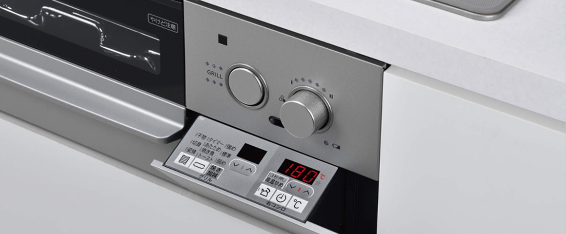 全バーナーでタイマー調理が可能