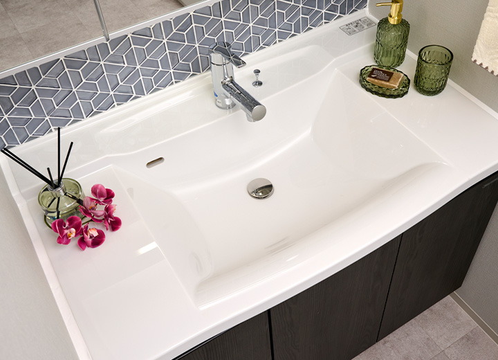 ボウル一体型カウンター