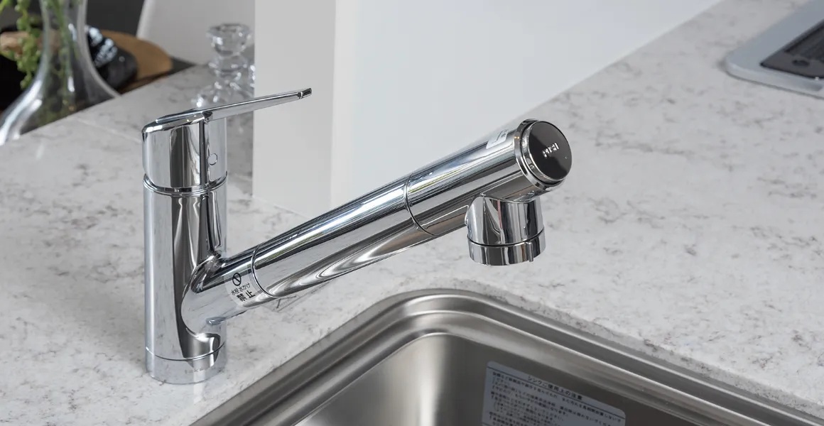 浄水器一体型ハンドシャワー水栓
