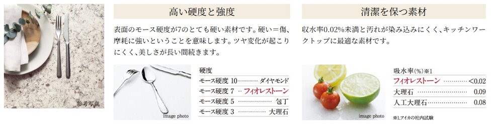 フィオレストーン天板