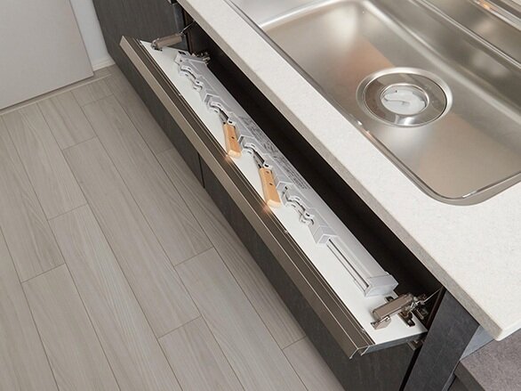 シンク前フラップ包丁差し