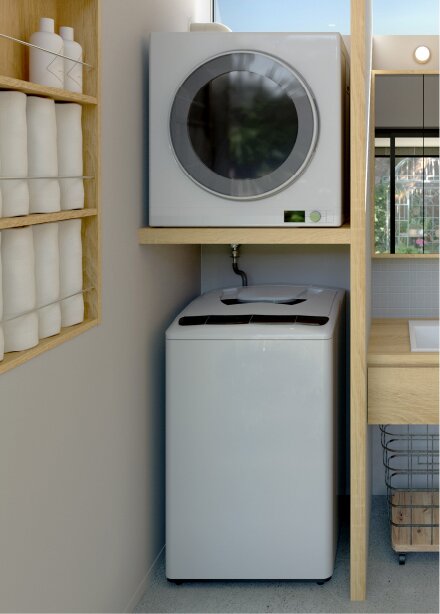 ガス衣類乾燥機「乾太くん」を標準採用