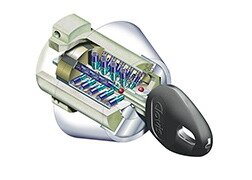 ディンプルシリンダーキー