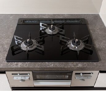 3口ガラストップコンロ