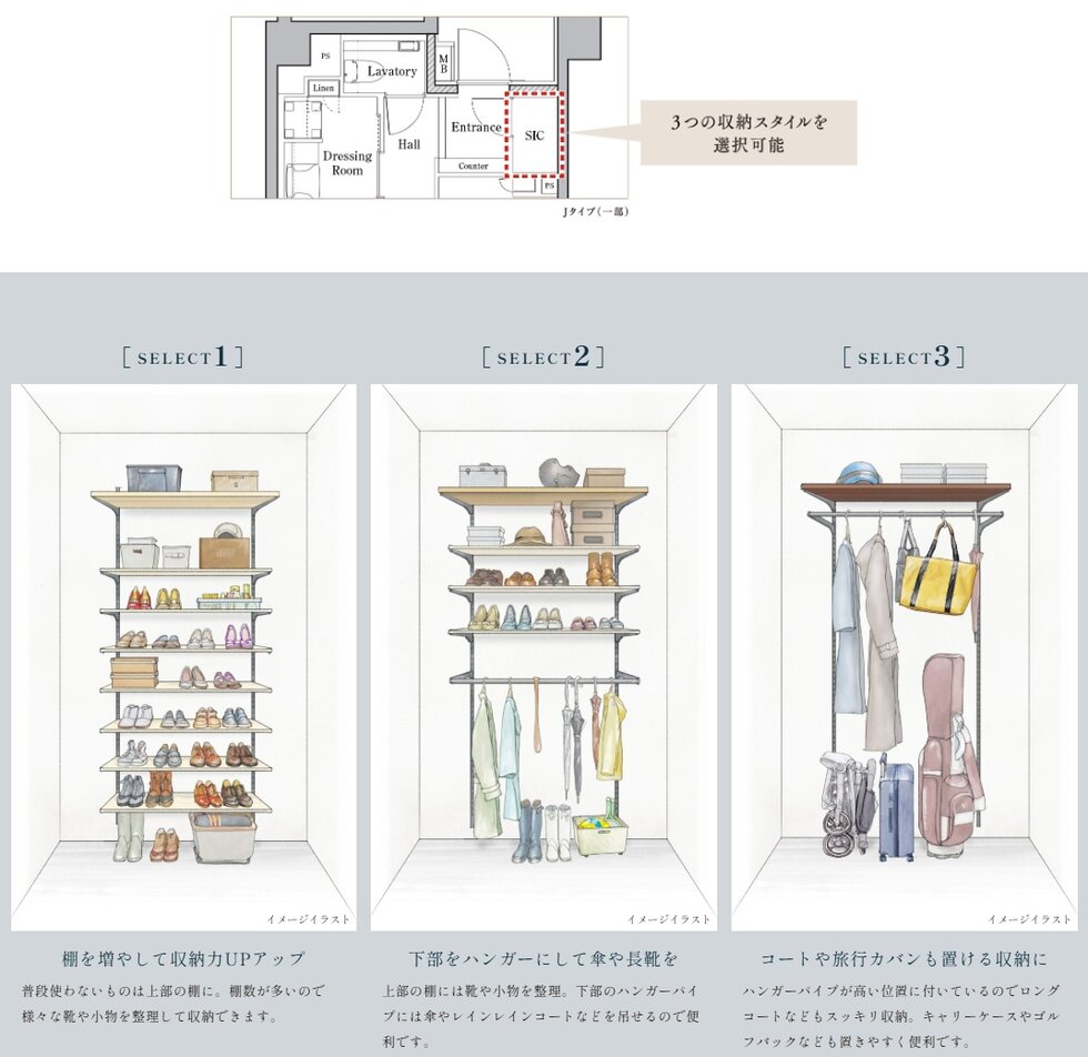 SICを靴の収納場所からマルチな収納場所へ。
