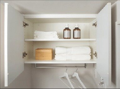 洗濯機上部吊戸棚