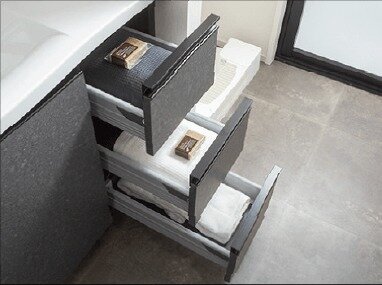 ソフトクローズ機能付引出し