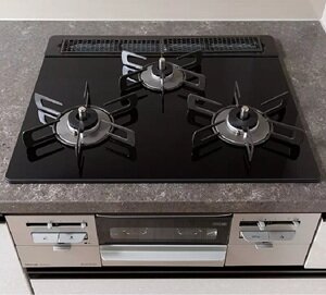 3口ガラストップコンロ