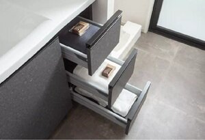 ソフトクローズ機能付引出し