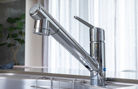シングルレバー浄水器付・シャワー水栓