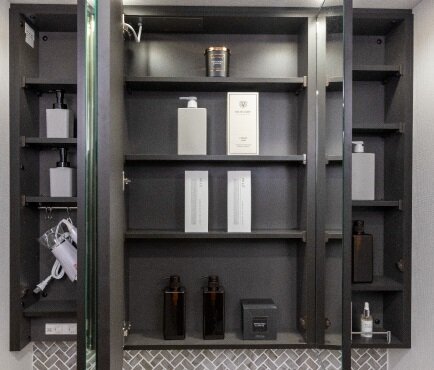 三面鏡付洗面化粧台