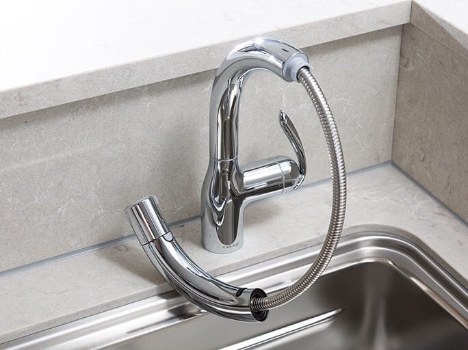 浄水器一体型タッチレスシャワー水栓