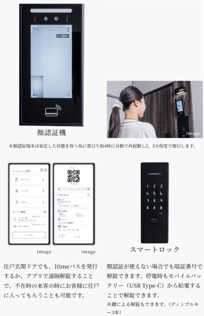 顔認証・スマートロック