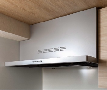 ホーロー整流板付薄型レンジフード