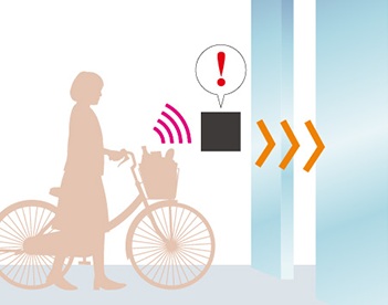 ハンズフリー自転車置場