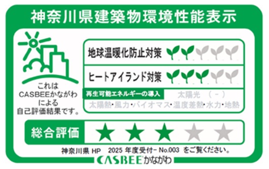 神奈川県建築物環境性能表示（CASBEEかながわ）