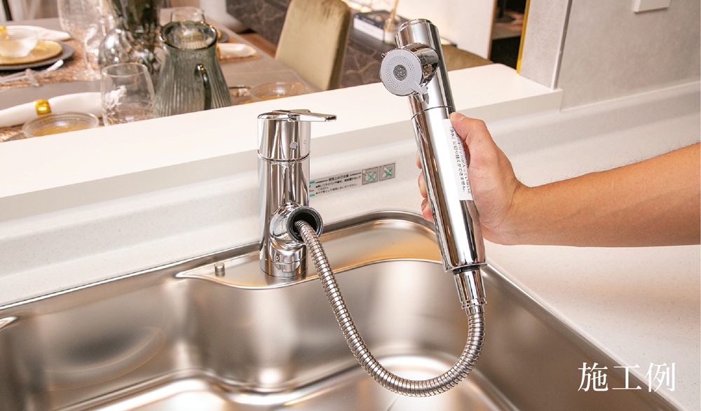 浄水器一体型シャワー水栓