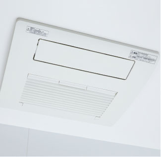 24時間換気機能付
ガス浴室暖房乾燥機