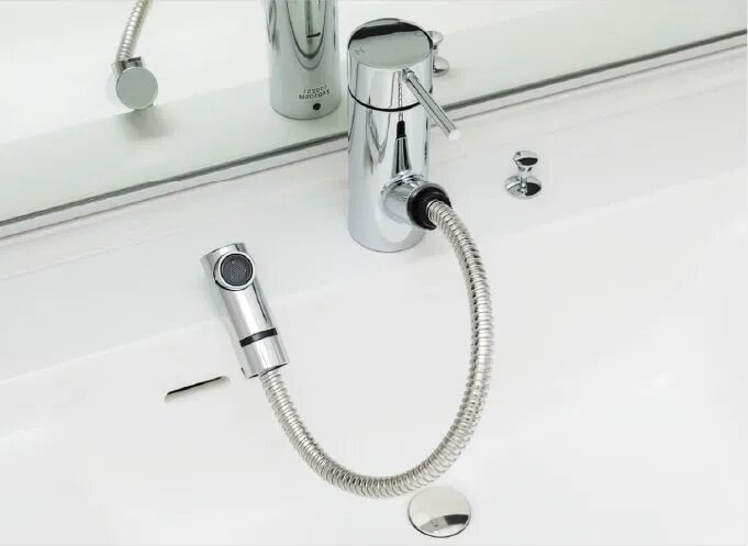 シングルレバー混合水栓（洗面）