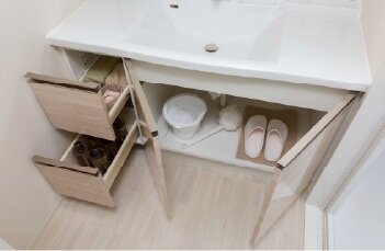 ボウル下収納スペース