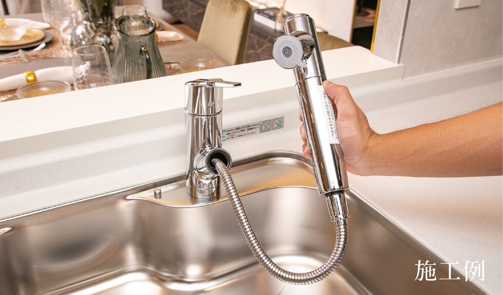 浄水器一体型シャワー水栓