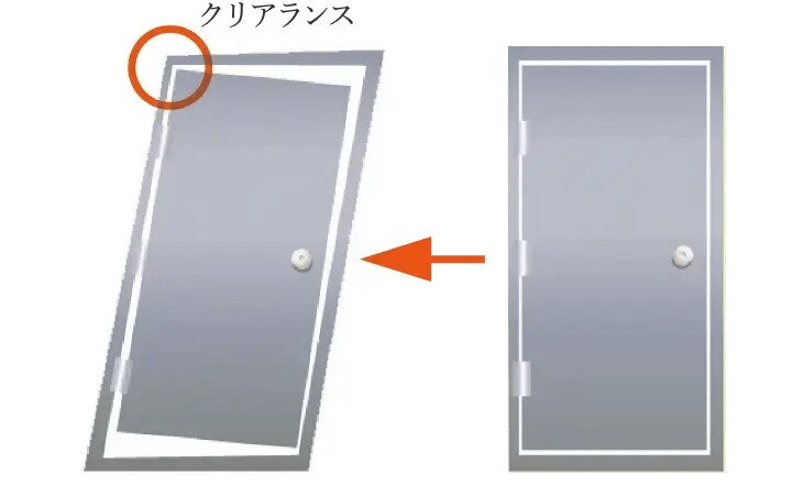 耐震枠付玄関ドアで地震時も安心