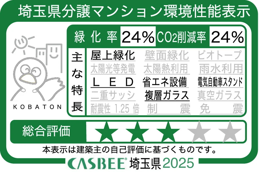 埼玉県分譲マンション環境性能表示