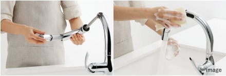 吐止水時の操作がスムーズ!