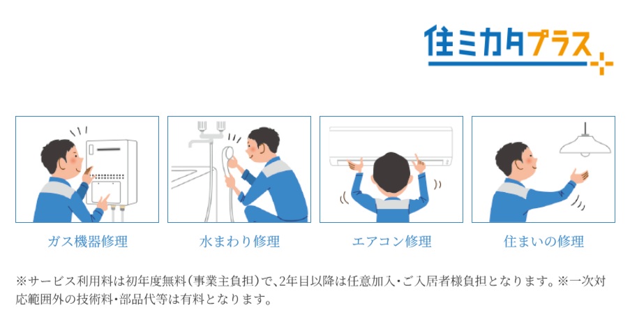 大阪ガスの「住ミカタ・プラス」