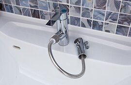 ハンドホース付 混合水栓