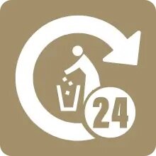 24時間ゴミ捨て可能