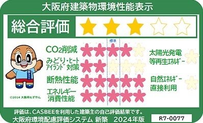 大阪府建築物環境性能表示