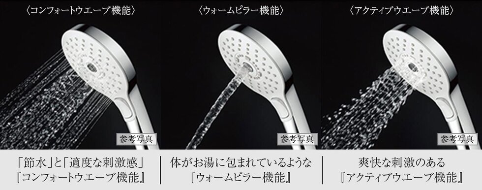 コンフォートウエーブシャワー（3モード）