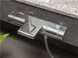 壁付サーモ水栓