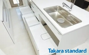 便利な引出し収納（ソフトクローズ対応）
