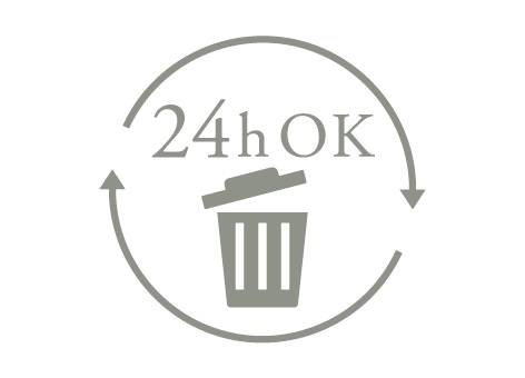 24時間ゴミ出しOK